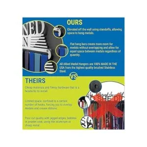 Allied Medal Hangers Cada milla es mágica estante de_3