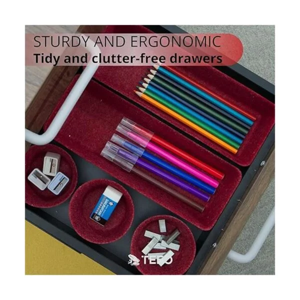 Teeo Organizador de cajones de fieltro Accesorios de_5