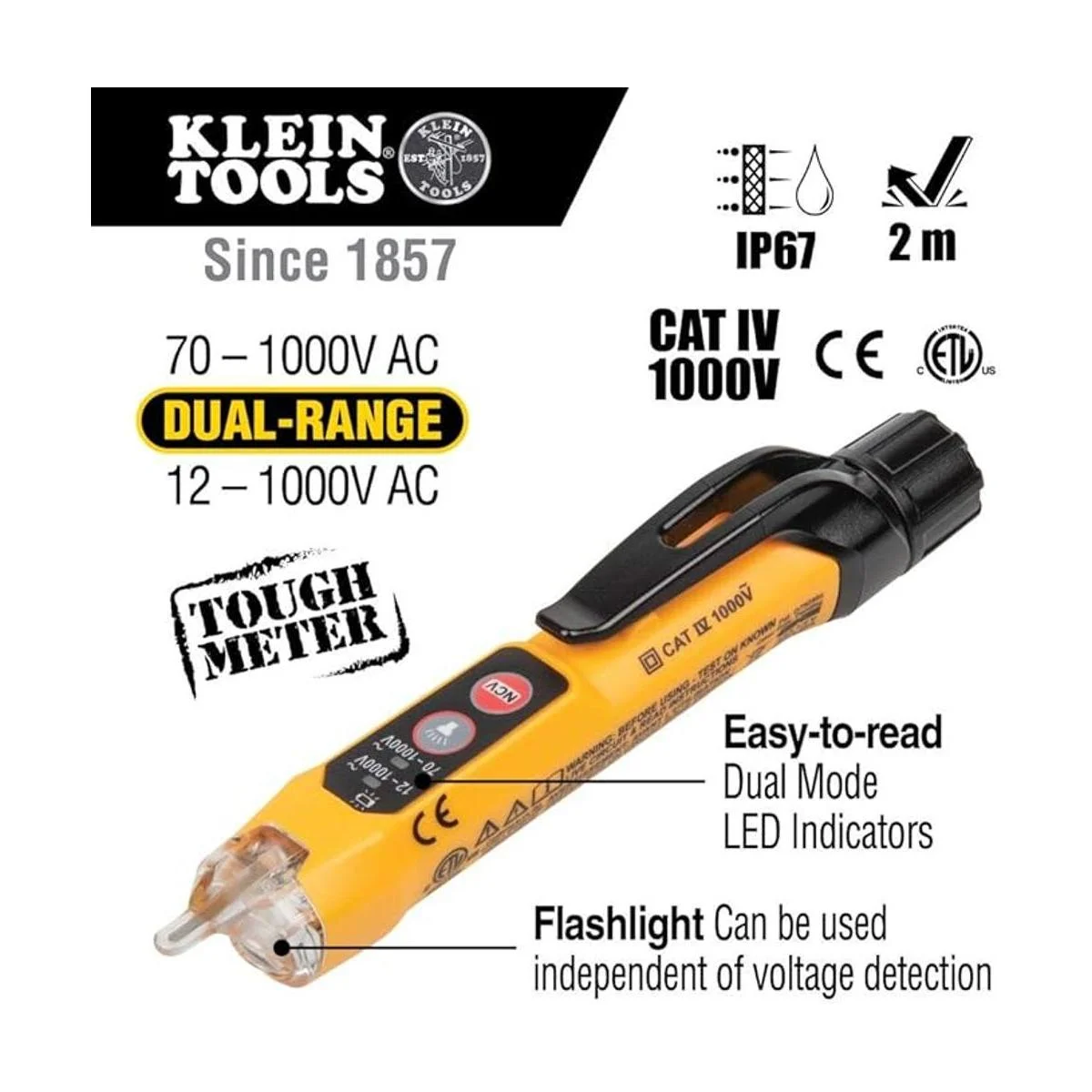 Klein Tools RT250KIT Probador de voltaje sin contacto y_3