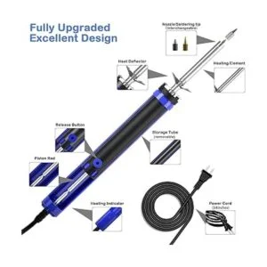 Pistola desoldadora desoldadora eléctrica con boquillas_3