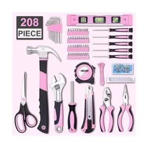 TOPLINE Juego de herramientas para el hogar de 208 piezas_2