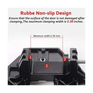 DUEBEL Plantilla de bisagra de puerta de aleación de_4