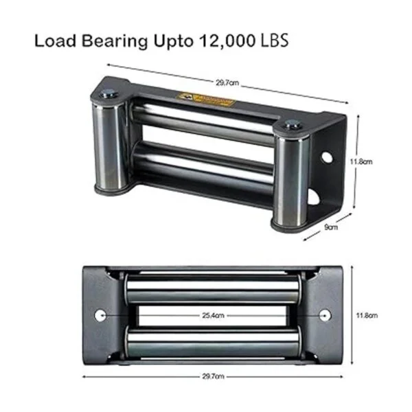HLMOptimo 10 pulgadas Winch Roller Fairlead 4 vías 10_2