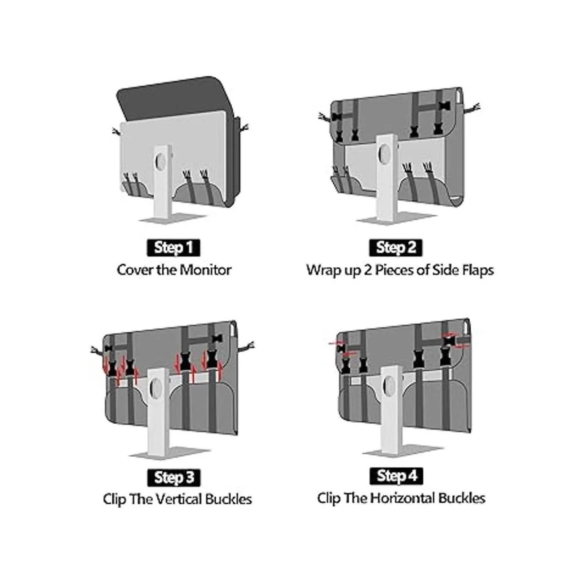 Trunab Funda de transporte de viaje para pantallas LCD y_2