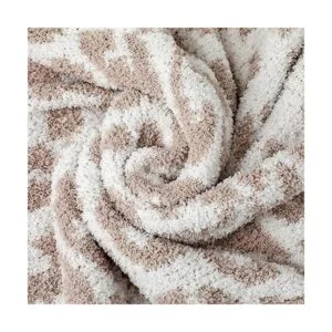 Bearberry Manta de microfibra tejida con estampado de_2