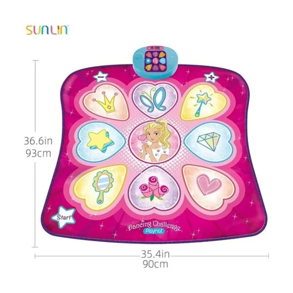 SUNLIN Tapete de baile Mezclador de baile ritmo paso_5