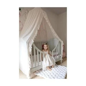 Wonder Space Elegante dosel de cama para niños malla de_3