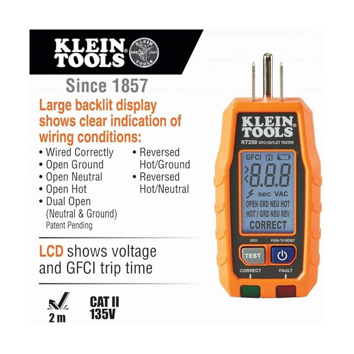 Klein Tools RT250KIT Probador de voltaje sin contacto y_2