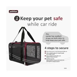 petisfam Soft Pet Travel Carrier Bag for Cats and Dogs up_6