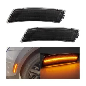 Juego de 2 luces LED de color ámbar para VW Tiguan 2018 en_1