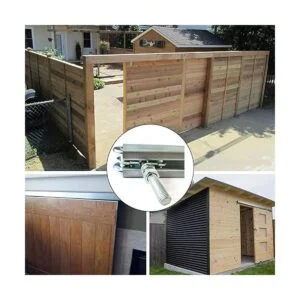 YUEBM 2 piezas de ruedas de rodillos de riel para riel de_6