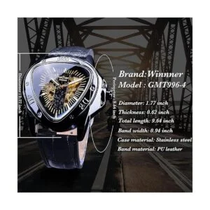 Reloj de pulsera mecánico para hombre esfera de carreras_5