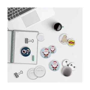 Mostme 200 juegos de 2.25 pulgadas de botón para máquina_7