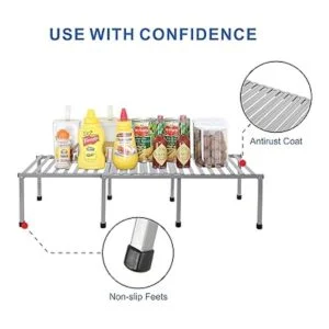 STORAGE MANIAC Juego de 4 estantes de cocina estantes_4