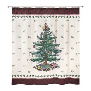 Avanti Linens Spode Cortina de ducha con diseño de árbol_1