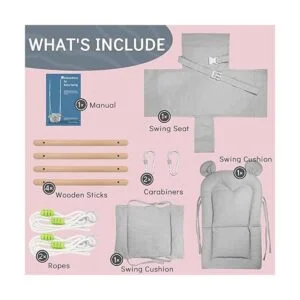 GFU Columpio de lona para bebé para exteriores e_3