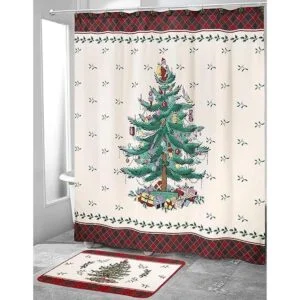 Avanti Linens Spode Cortina de ducha con diseño de árbol_2