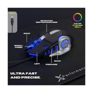 Teclado y mouse para juegos auriculares y mouse pad_6