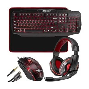 Ritz Gear Kit de accesorios para juegos rojo Paquete_1