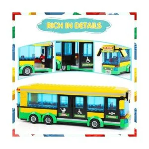 Kit de construcción de estación de autobús City Town_4