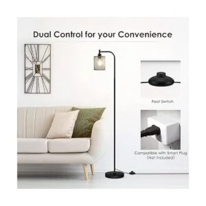 BoostArea Lámpara de pie industrial lámpara de pie con_6