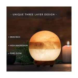 Monsalis Lámpara de sal con iluminación doble diseño_2