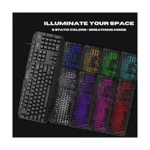 Teclado y mouse para juegos auriculares y mouse pad_4