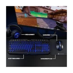 Teclado y mouse para juegos auriculares y mouse pad_3