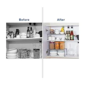 STORAGE MANIAC Juego de 4 estantes de cocina estantes_5