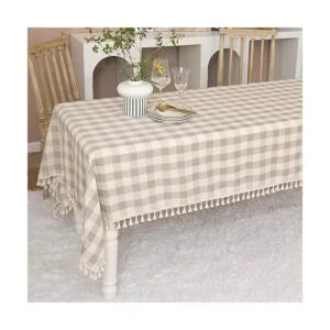 Midsummer Breeze Mantel de estilo rústico a cuadros_6