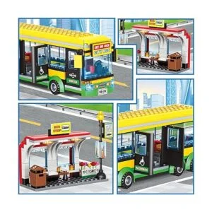 Kit de construcción de estación de autobús City Town_3