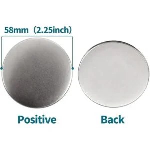 Happizza 200 juegos de piezas de botón trasero de 2.283_3