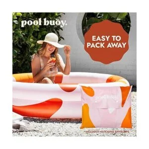 Pool Buoy Piscina inflable redonda con bolsa de_2