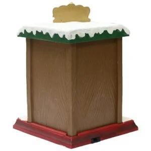 Moments In Time Christmas Village Decor Santa Toy Shop con_5
