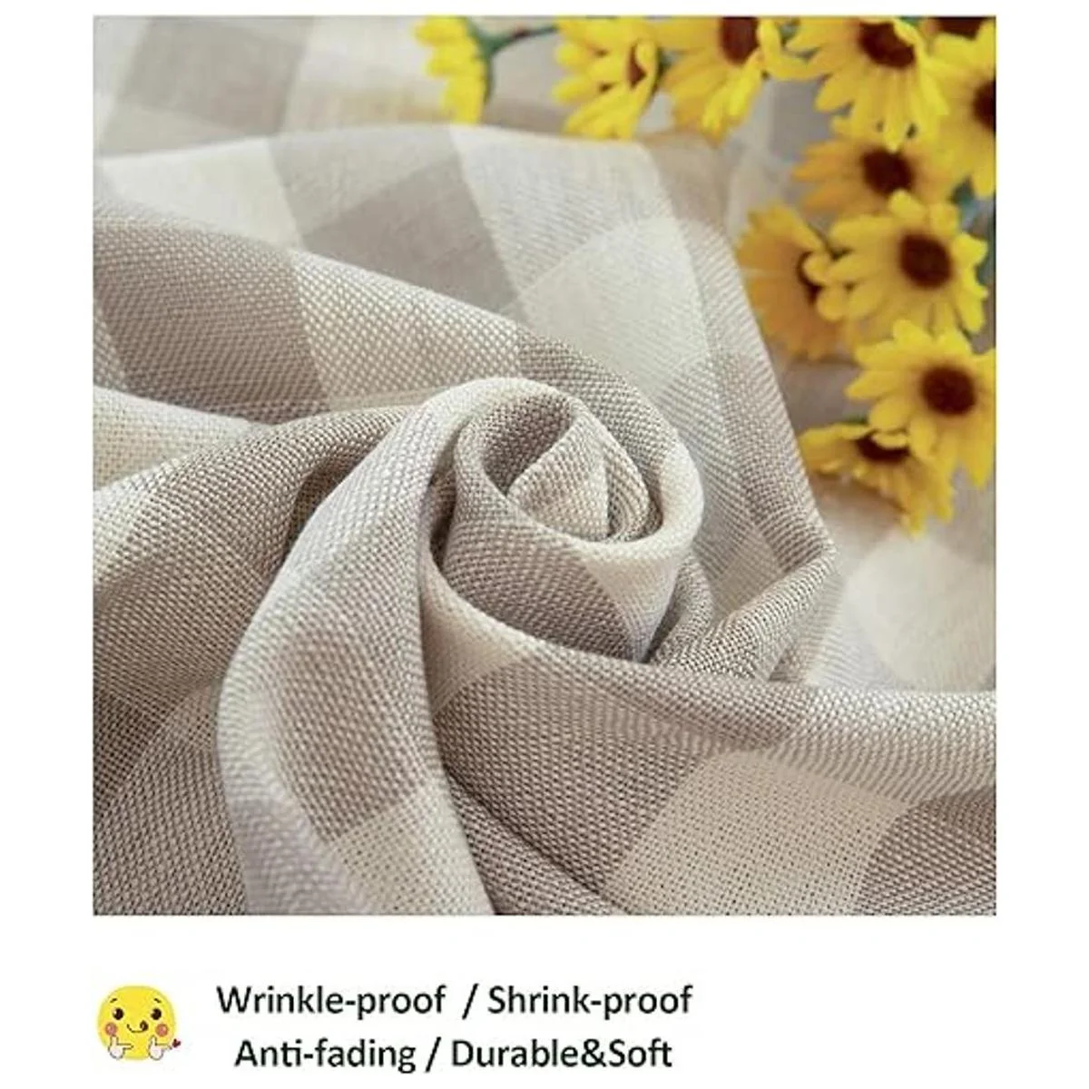 Midsummer Breeze Mantel de estilo rústico a cuadros_3