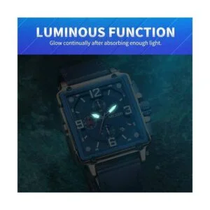 MEGIR Reloj analógico militar con cronógrafo militar para_7