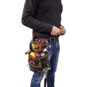 LAUTUS Bolsa de herramientas de cuero curtido con aceite_7