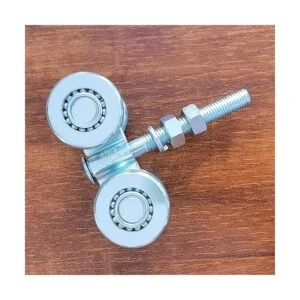 YUEBM 2 piezas de ruedas de rodillos de riel para riel de_2