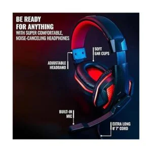 Ritz Gear Kit de accesorios para juegos rojo Paquete_4