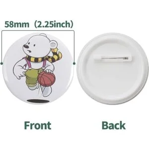 Mostme 200 juegos de 2.25 pulgadas de botón para máquina_4