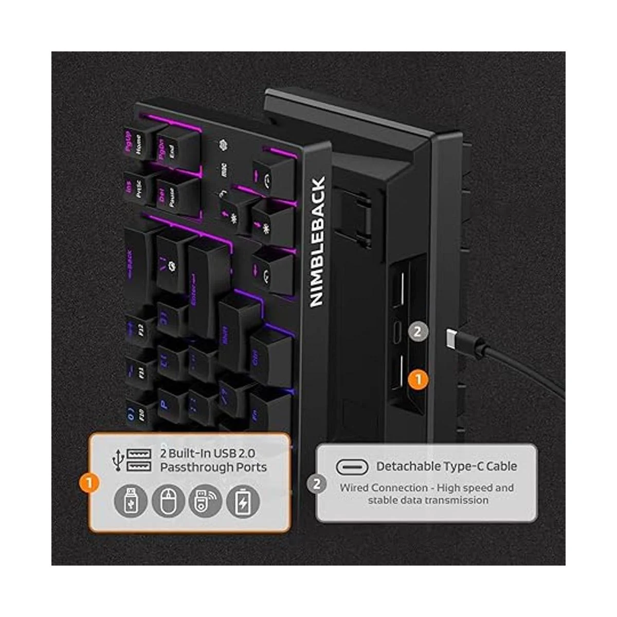 LTC NB681 Nimbleback Teclado mecánico con cable 65_5