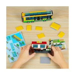 Kit de construcción de estación de autobús City Town_7