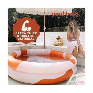 Pool Buoy Piscina inflable redonda con bolsa de_4
