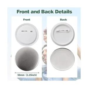 Mostme 200 juegos de 2.25 pulgadas de botón para máquina_3