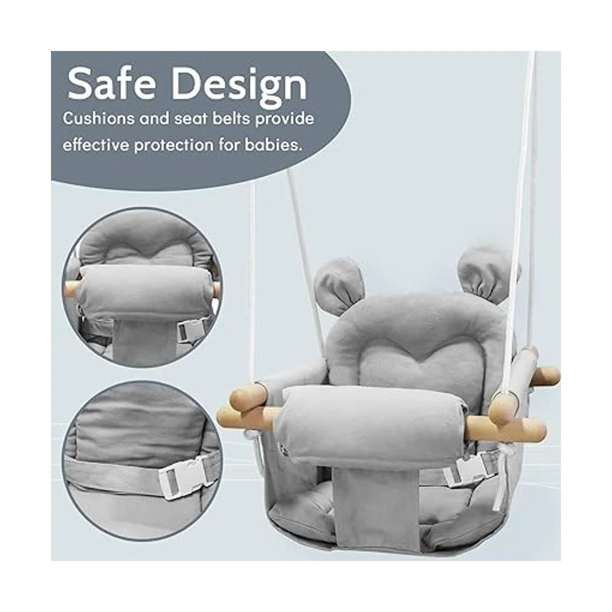 GFU Columpio de lona para bebé para exteriores e_2