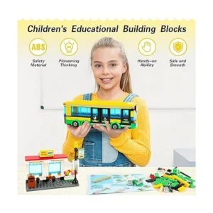 Kit de construcción de estación de autobús City Town_6