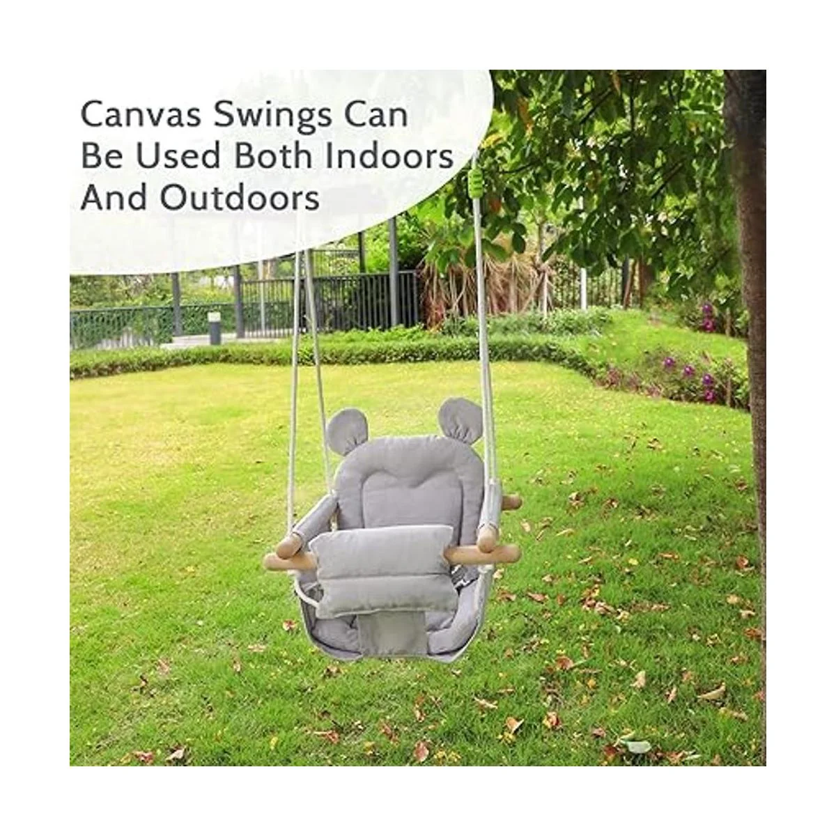 GFU Columpio de lona para bebé para exteriores e_6