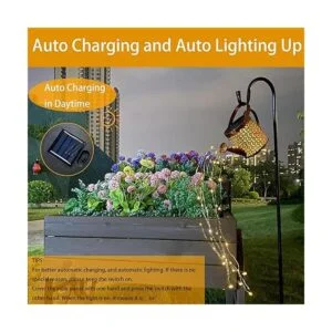 Faroles solares impermeables para exteriores regadera de_2