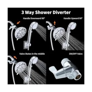 Hibbent Juego de accesorios de rociador de ducha para_4