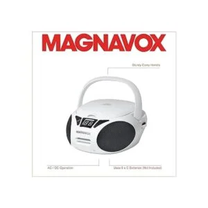 Magnavox MD6924WH Caja de CD portátil de carga superior_3